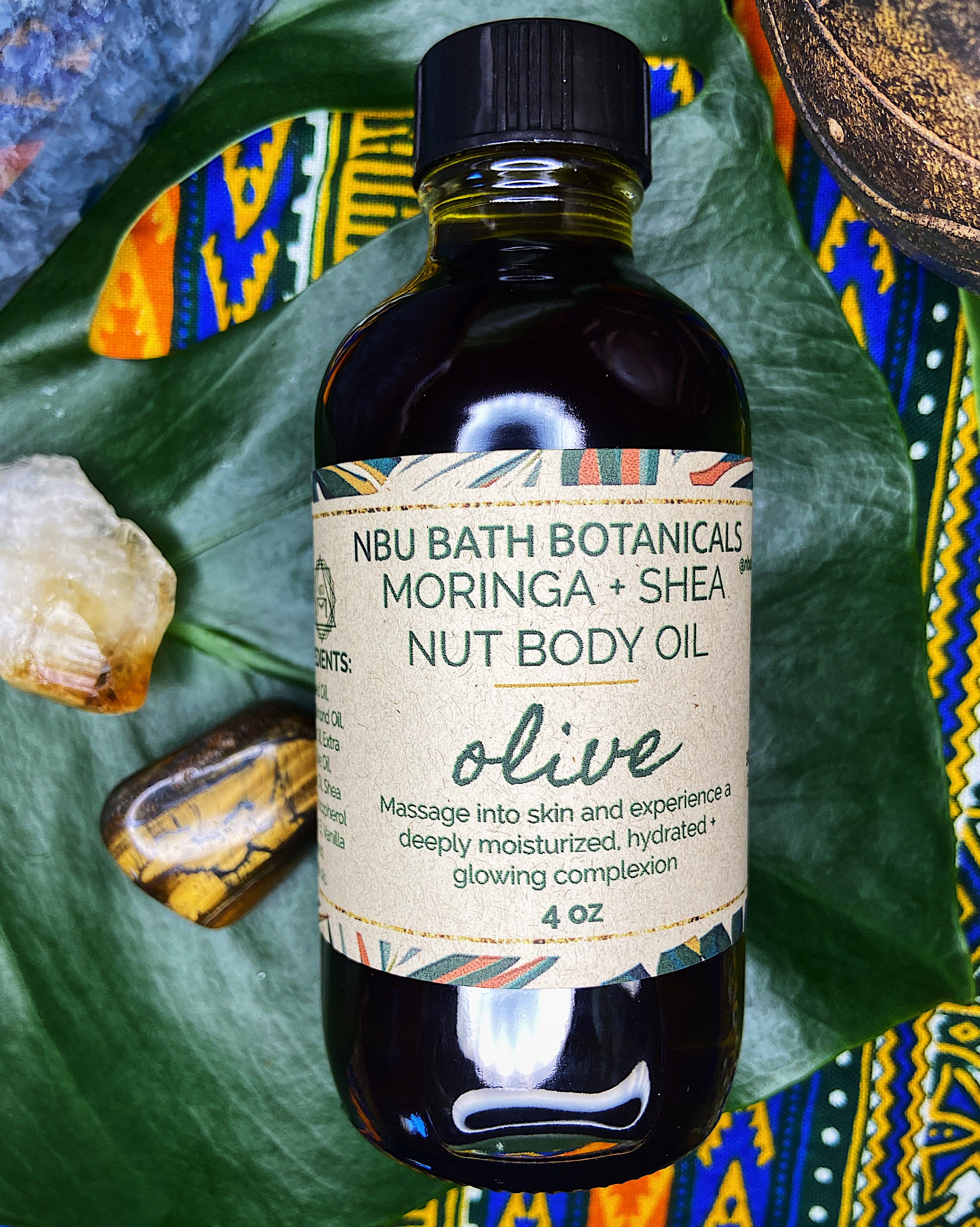 Moringa + Shea Nut Body Oil • OLIVE