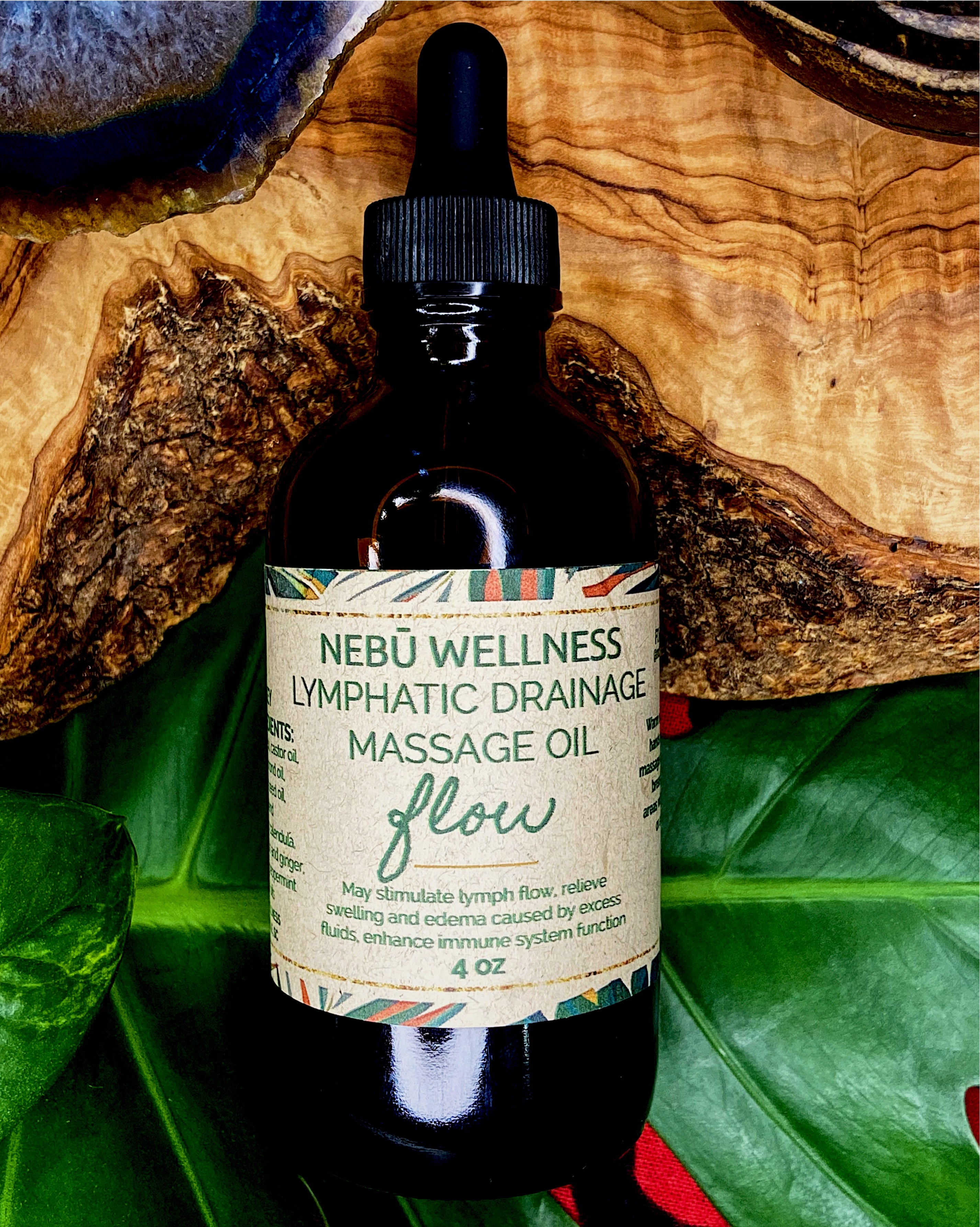 Lymphatic Drainage Massage Oil • FLOW