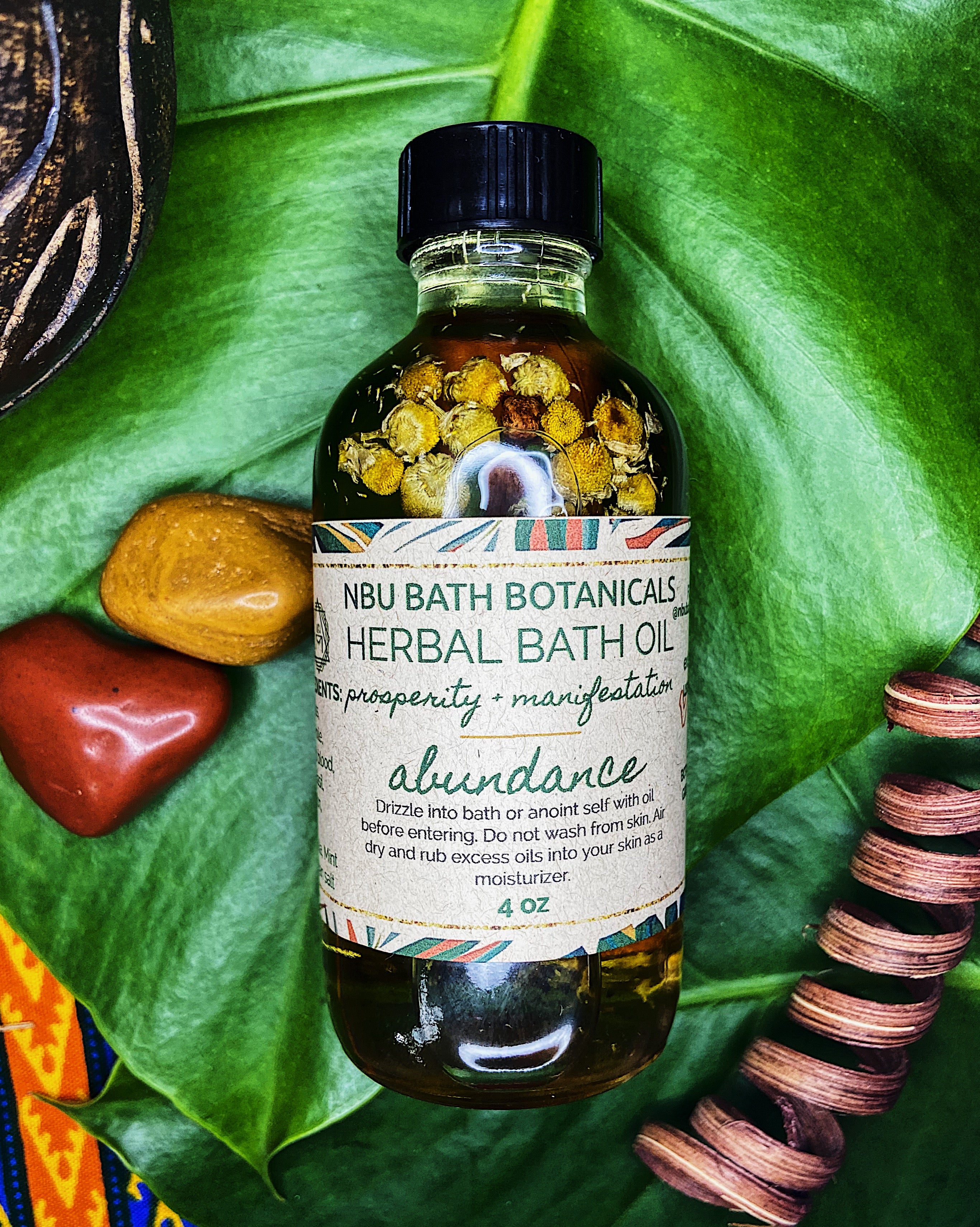 Herbal Bath Oil • ABUNDANCE